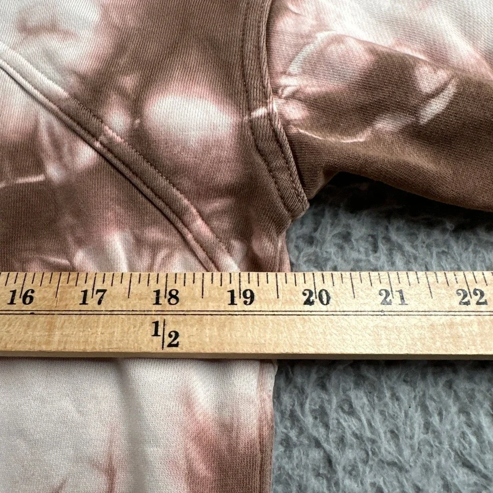Lululemon All Yours Hoodie Womens 6 Earth Dye Pullover Pink Brown Fleece‎